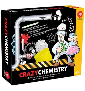 Crazy Chemistry Kjemisett Gjør dine egne eksperimenter 