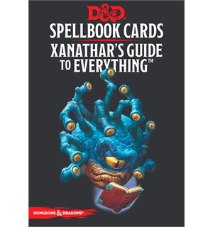 D&D Cards Spellbook Xanathars Guide to E Dungeons & Dragons - 95 kort 