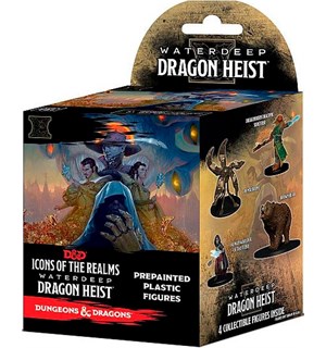 D&D Figur Icons Dragon Heist x4 Dungeons & Dragons - 4 figurer/booster 