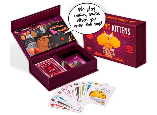 Exploding Kittens Party Pack Kortspel Upp till 10 spelare 