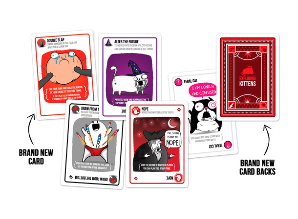 Exploding Kittens Party Pack Kortspill Opptil 10 spillere