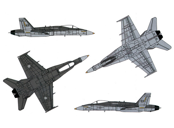 F/A 18 HORNET Italeri 1:72 Byggsats 