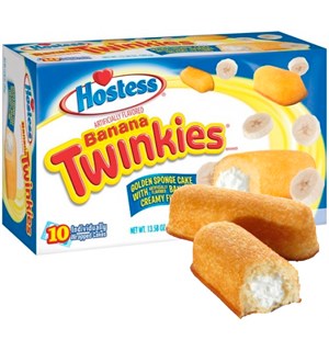 Hostess Banana Twinkies - 10 stk 