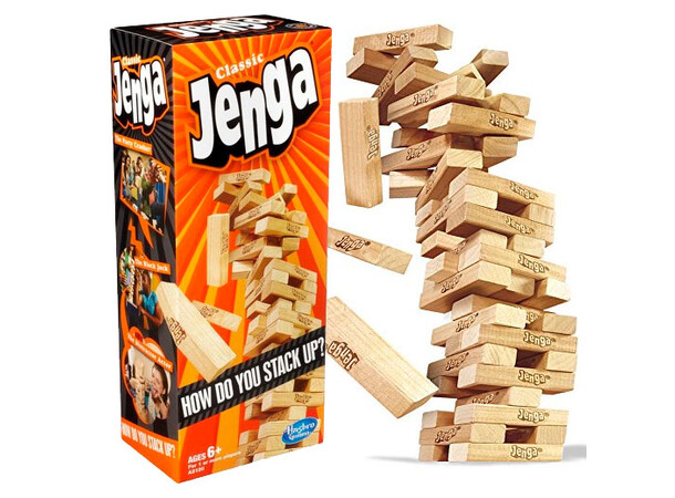 Jenga Klosser Brädspel Originalen!