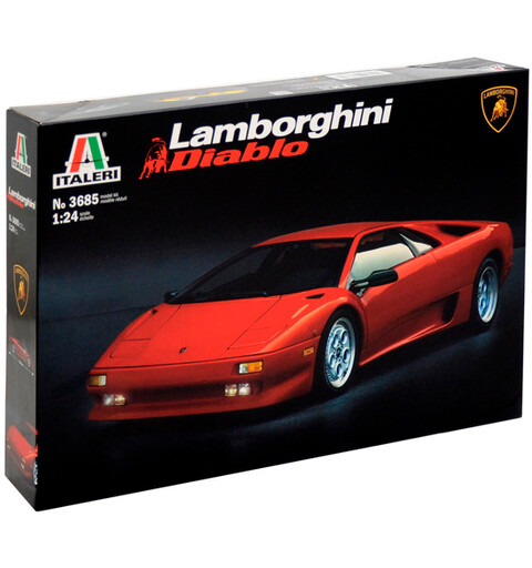 Lamborghini Diablo Italeri 1:24 Byggesett