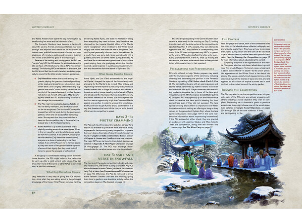 Legend of the 5 Rings RPG Winters Embrac Legend of the Five Rings 