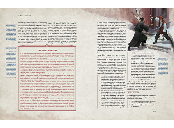 Legend of the 5 Rings RPG Winters Embrac Legend of the Five Rings 