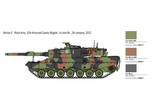 Leopard 2A4 Italeri 1:35 Byggesett 