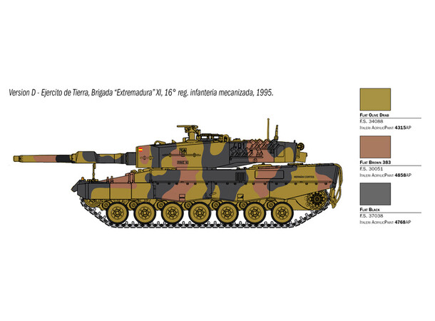 Leopard 2A4 Italeri 1:35 Byggsats 