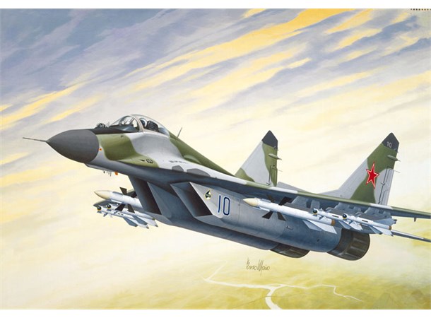 MiG 29A Fulcrum Starter Set Italeri 1:72 Byggesett
