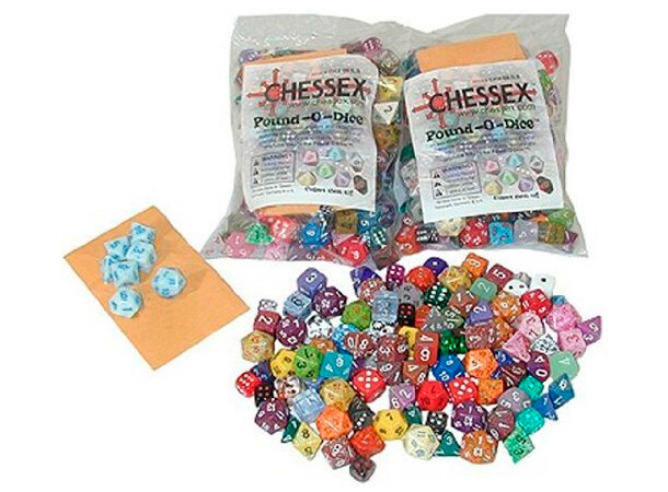 RPG Tärning Assorterad ca100 st Pound O Dice D4,D6,D8,D10,D12, D20 