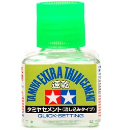 Tamiya Extra-Thin Cement QUICK SET 40ml Quick Setting