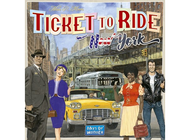 Ticket To Ride New York Brädspel Svensk utgåva 