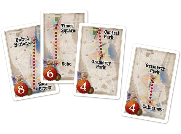 Ticket To Ride New York Brädspel Svensk utgåva 