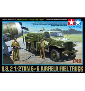 US 2 1/2ton 6x6 Airfield Fuel Truck Tamiya 1:48 Byggesett 