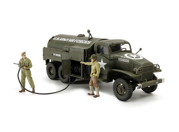 US 2 1/2ton 6x6 Airfield Fuel Truck Tamiya 1:48 Byggesett 