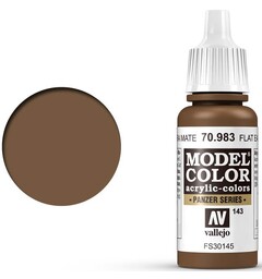 Vallejo Model Color Flat Earth 17ml Tilsvarer 4846AP | XF-52