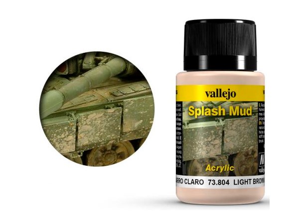 Vallejo Mud Splash Mud Light Brown 40ml