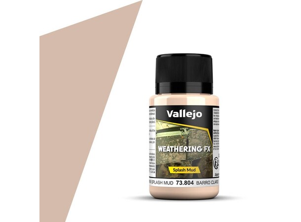 Vallejo Mud Splash Mud Light Brown 40ml 