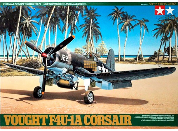 Vought F4U-1A Corsair Tamiya 1:48 Byggesett