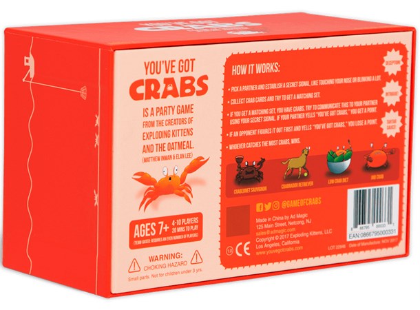 Youve Got Crabs Core Deck Kortspill