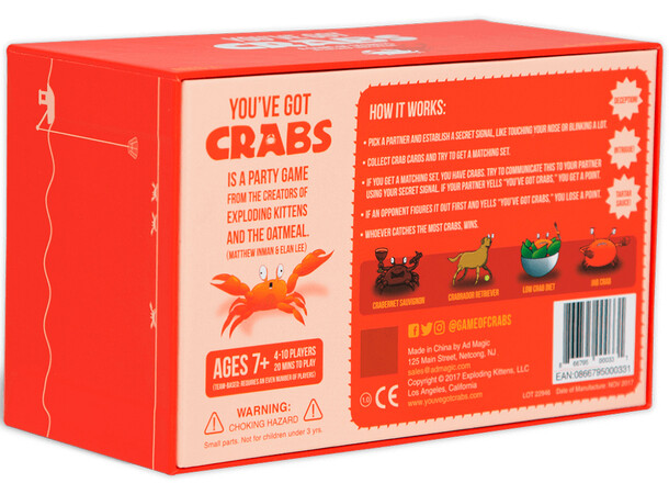 Youve Got Crabs Core Deck Kortspill 
