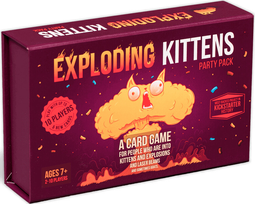 Exploding Kittens Party Pack Kortspill Opptil 10 spillere