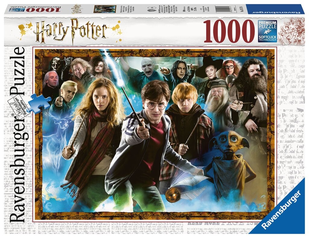 Magical Student Harry Potter 1000 biter Puslespill - Ravensburger Puzzle