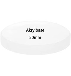 Akrylbaser Rund 50mm (5 stk)