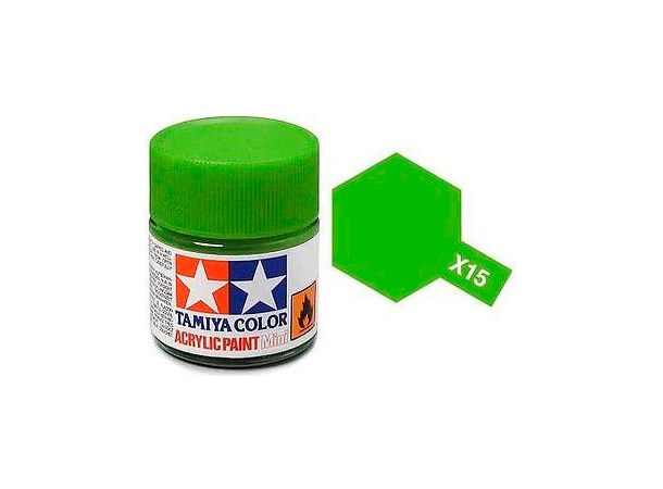 Akrylmaling MINI X-15 Light Green Tamiya 81515 - 10ml