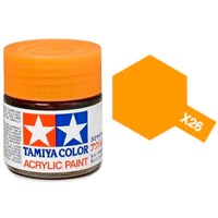 Akrylmaling MINI X-26 Clear Orange Tamiya 81526 - 10ml