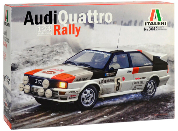 Audi Quattro Rally Italeri 1:24 Byggsats 