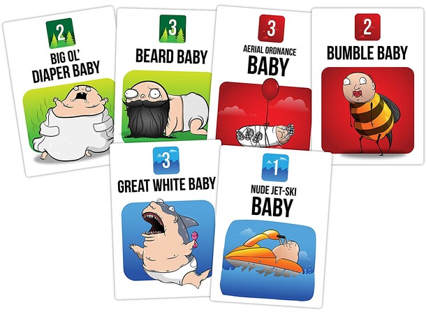 Bears vs Babies Kortspel Från skaparna av Exploding Kittens 