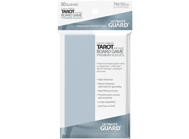 Brädspel Kortskydd 50st 73x122 Ultimate Guard Premium Tarot Sleeves 