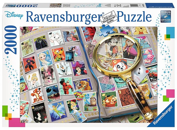 Disney My Favorite Stamps 2000 biter Puslespill - Ravensburger Puzzle