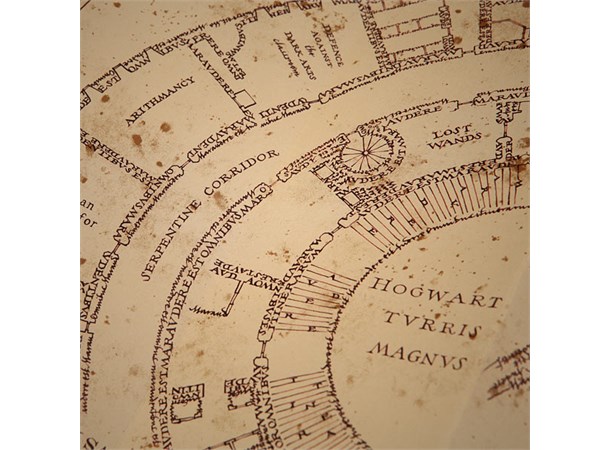 Harry Potter Marauder Map Replica