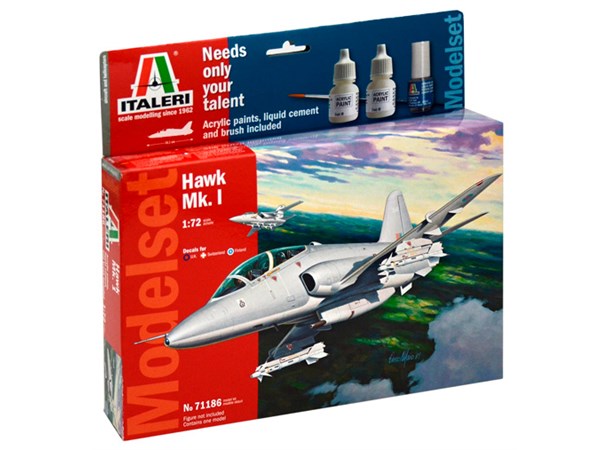 Hawk Mk.1 Model Starter Set Italeri 1:72 Byggesett