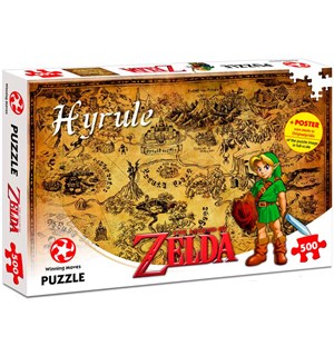 Legend of Zelda Puslespill Hyrule 500 500 biter 