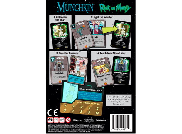 Munchkin Rick & Morty Kortspel 
