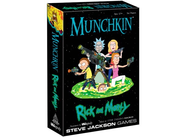 Munchkin Rick & Morty Kortspill