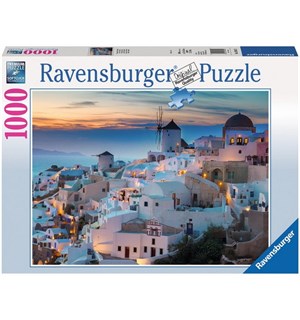 Santorini 1000 biter Puslespill Ravensburger Puzzle 