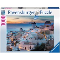 Santorini 1000 biter Puslespill Ravensburger Puzzle