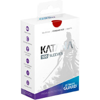Sleeves Katana Röd 100 st 66x91 Ultimate Guard Kortskydd/DeckProtect