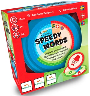 Speedy Words Brettspill Norsk utgave 