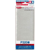 Tamiya Finishing Abrasives P320 - 3 st Sandpapper