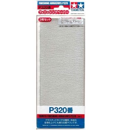 Tamiya Finishing Abrasives P320 - 3 stk