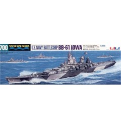 US Navy Battleship BB-61 Iowa Tamiya 1:700 Byggsats