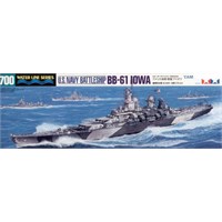 US Navy Battleship BB-61 Iowa Tamiya 1:700 Byggesett