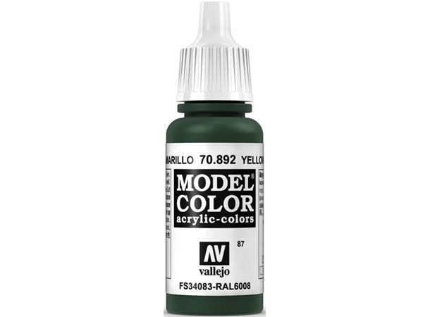 Vallejo Akryl Model Color Yellow Olive Tilsv. Tamiya XF-13/Italeri 4780AP4++