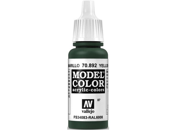 Vallejo Model Color Yellow Olive 17ml 